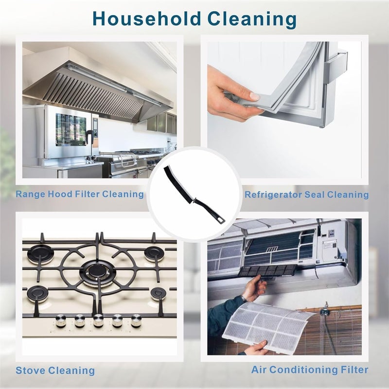 Solitude 7X Combo 5 Non-Scratch Wire Dishcloth, 1 Mini Gap Cleaning Brush & 1 3-in-1 Cup Lid Gap Cleaning Brush, Multipurpose Wire Dishwashing Rag for Wet and Dry, Easy Rinsing, Reusable for Kitchen - Image 3