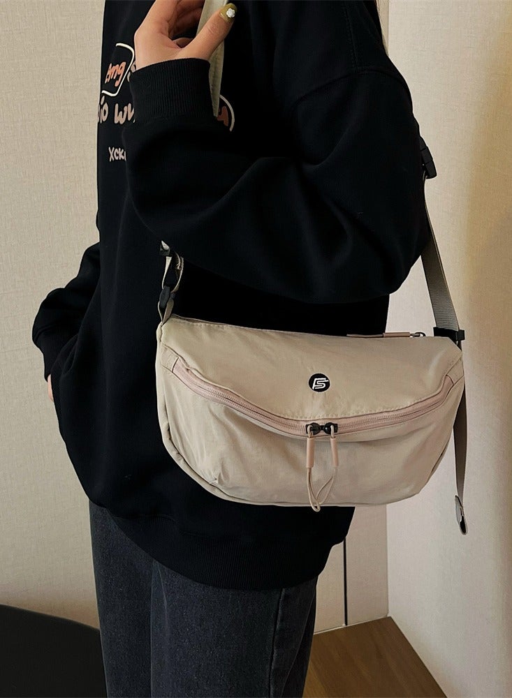 lebonaer Simple sports bike bag durable and versatile, suitable for daily commuting single shoulder zipper closure - Image 4