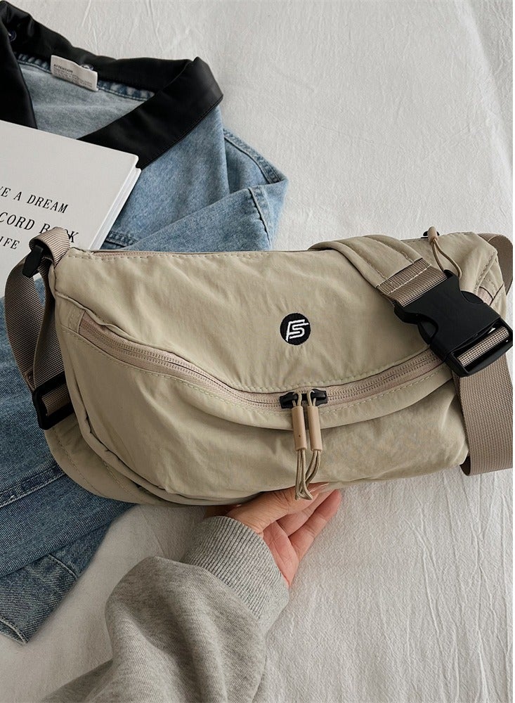 lebonaer Simple sports bike bag durable and versatile, suitable for daily commuting single shoulder zipper closure - Image 3