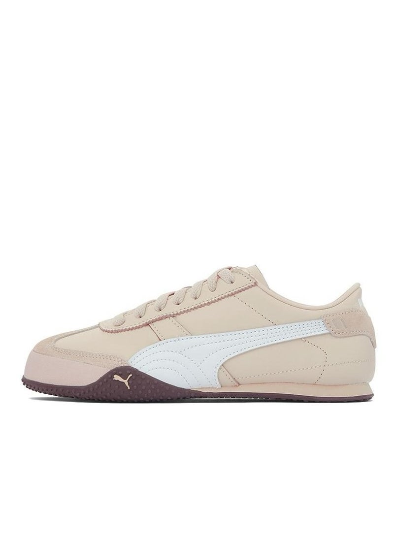بوما حذاء كاجوال Bella UT باللون البيج والوردي/الأبيض للرجال/النساء/الطلاب - Image 1