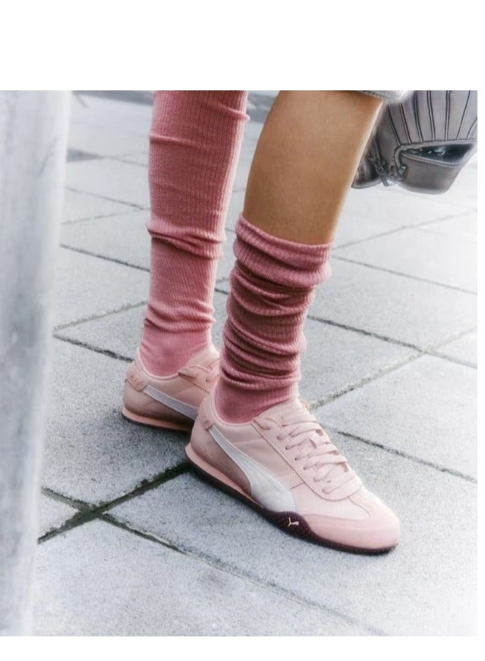 بوما حذاء كاجوال Bella UT باللون البيج والوردي/الأبيض للرجال/النساء/الطلاب - Image 3