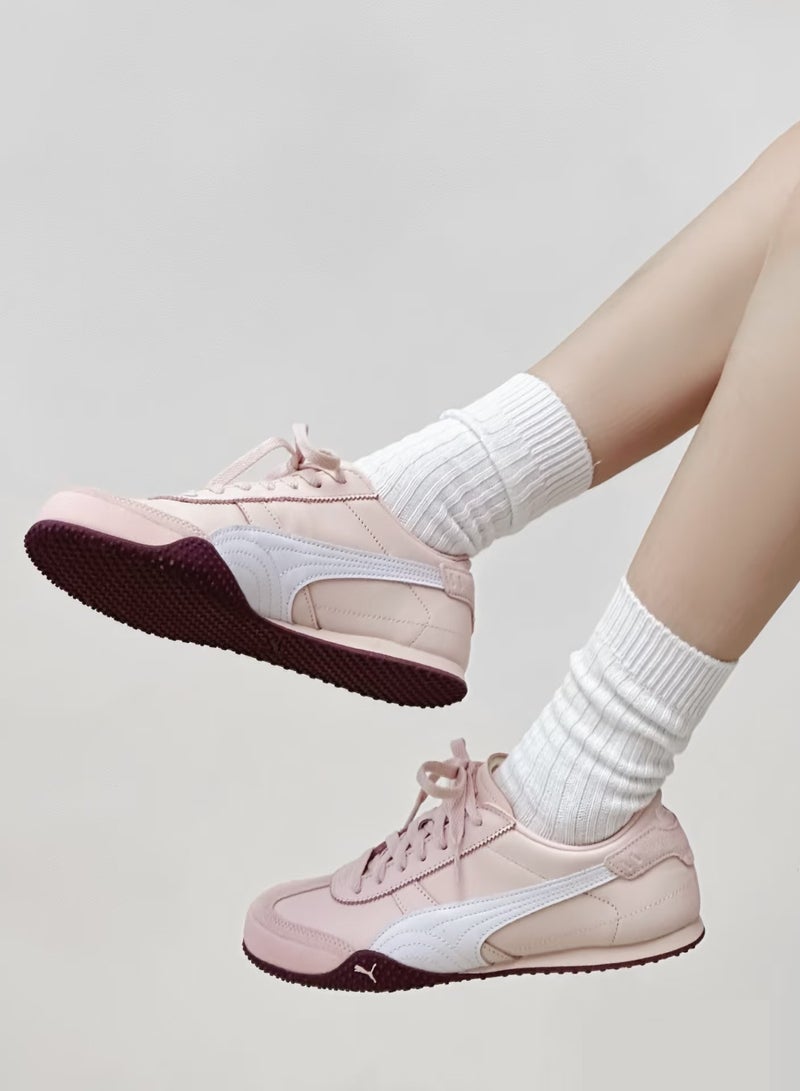 بوما حذاء كاجوال Bella UT باللون البيج والوردي/الأبيض للرجال/النساء/الطلاب - Image 4