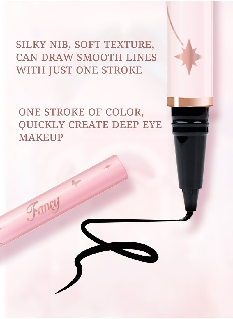 Fancy Fancy Dream Star Liquid Eyeliner，Waterproof Quick-Drying Formula Defines Clearly, Smooth and Even Flow, No Smudging(04 Deep Brown)  - Image 3