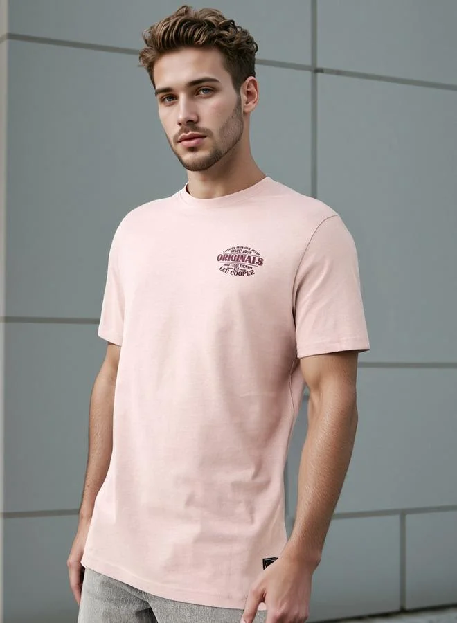 Lee Cooper Lee Cooper Typographic Print Crew Neck T-shirt