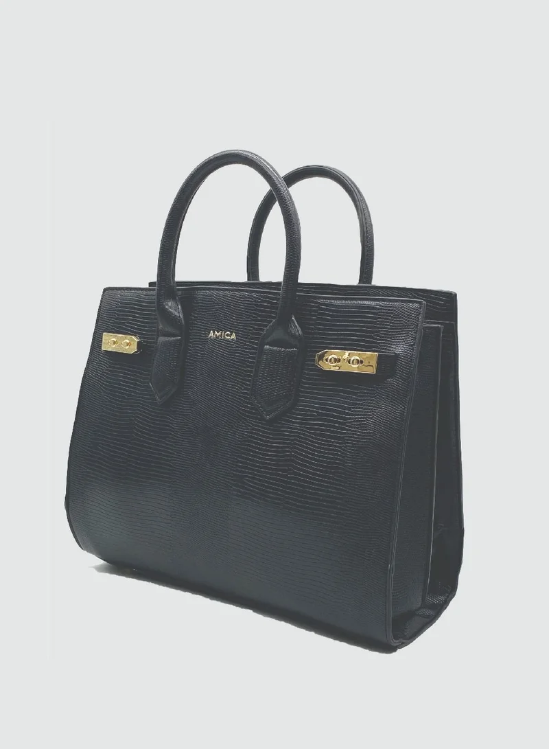 AMICA Mattea Ladies Handbag - Black