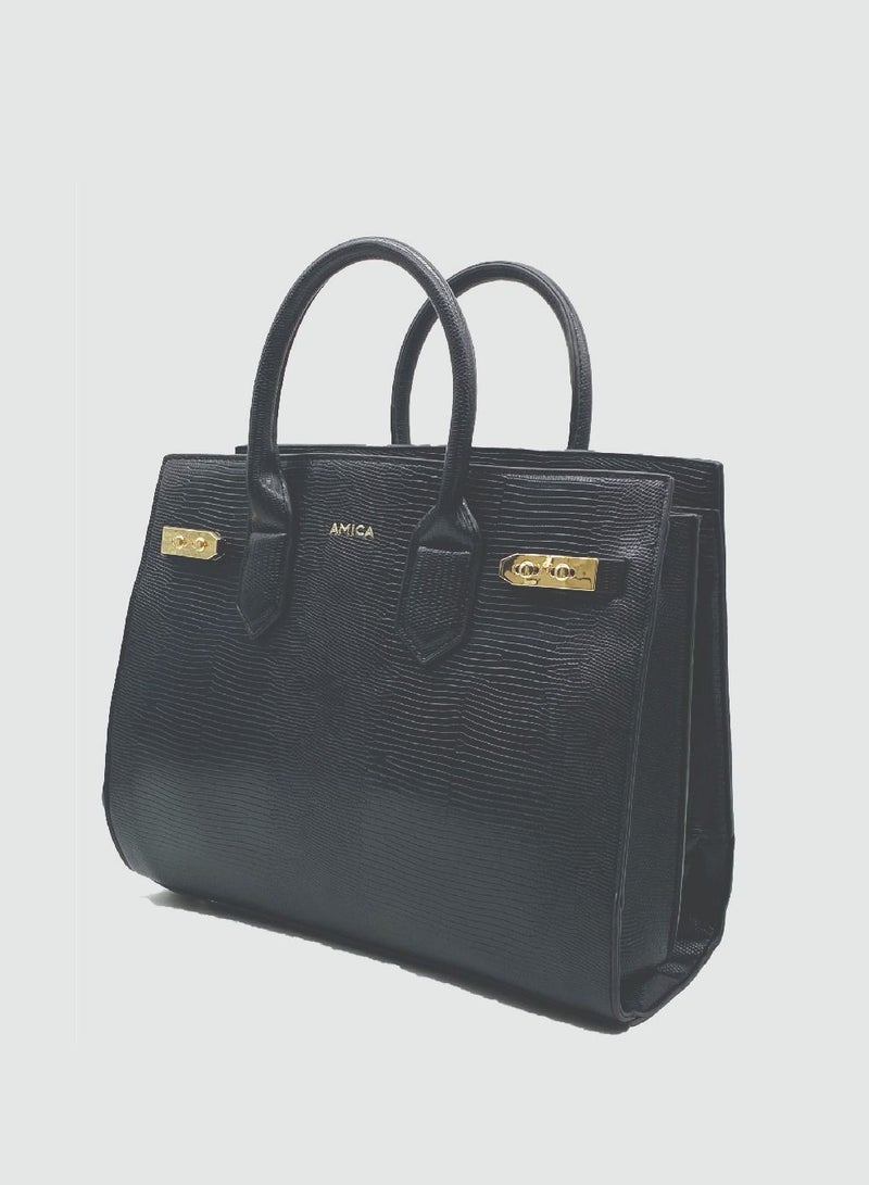 AMICA Mattea Ladies Handbag - Black - Image 2