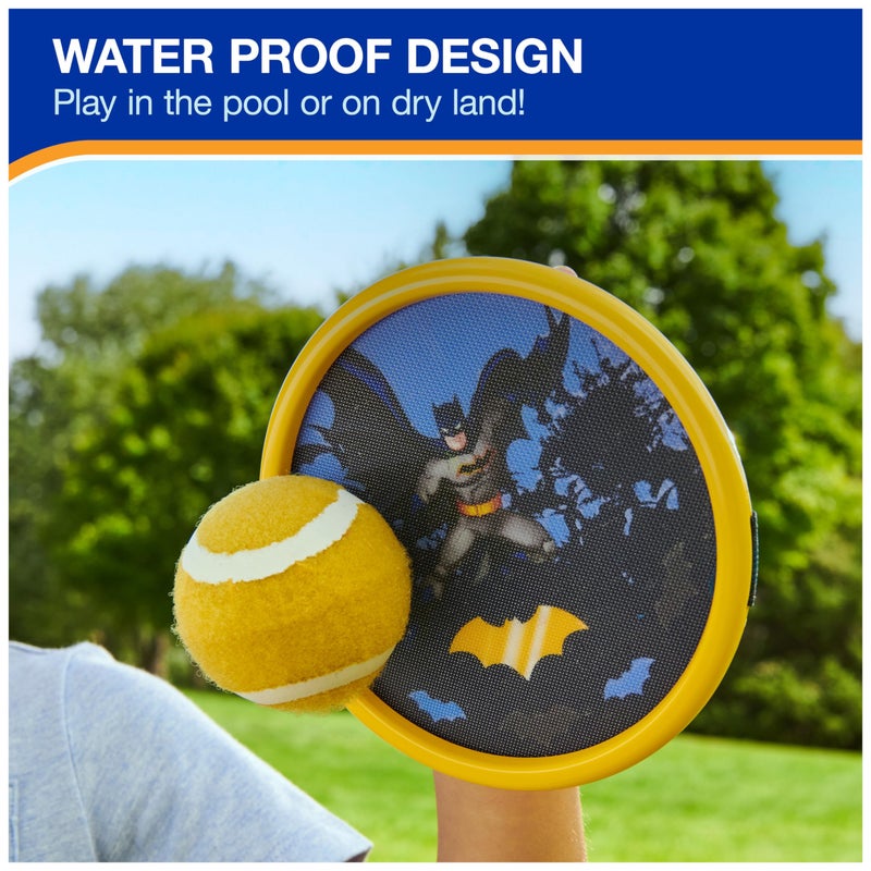 Swimways DC Batman Catch Game, Swimming Pool Accessories & Kids Outdoor Toys, DC Batman Party Supplies & Yard Games for Kids Aged 4 & Up - Image 5