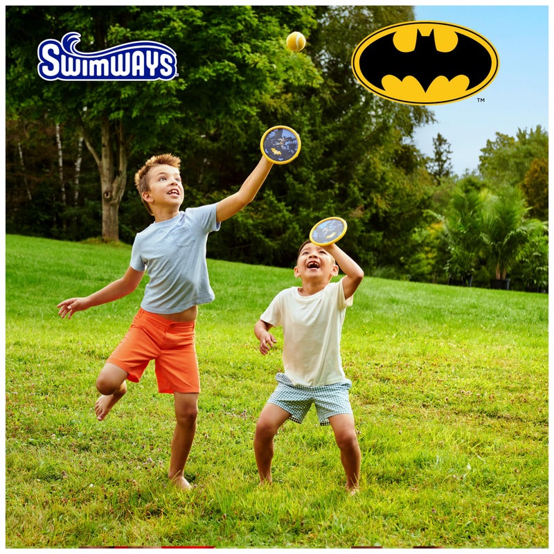 Swimways DC Batman Catch Game, Swimming Pool Accessories & Kids Outdoor Toys, DC Batman Party Supplies & Yard Games for Kids Aged 4 & Up - Image 2
