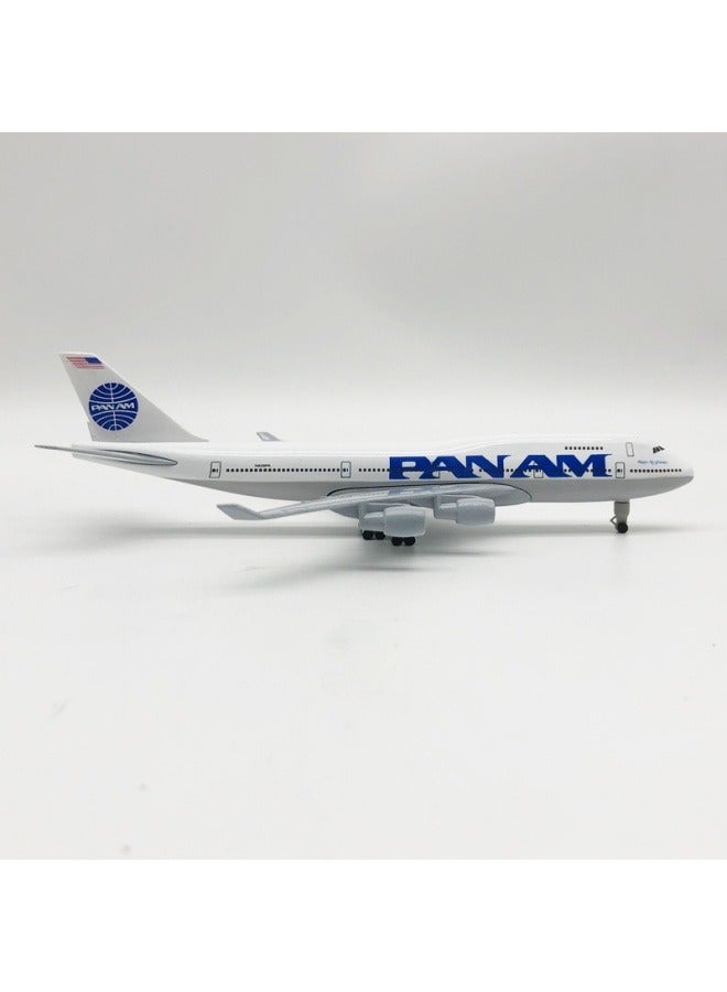 general 20cm Alloy Airplane Tabletop Display Model 1:200 Scale Pan Am Airways B747 Airplane Model Ornaments Toys Furniture Decorations Collection Gifts - Image 3