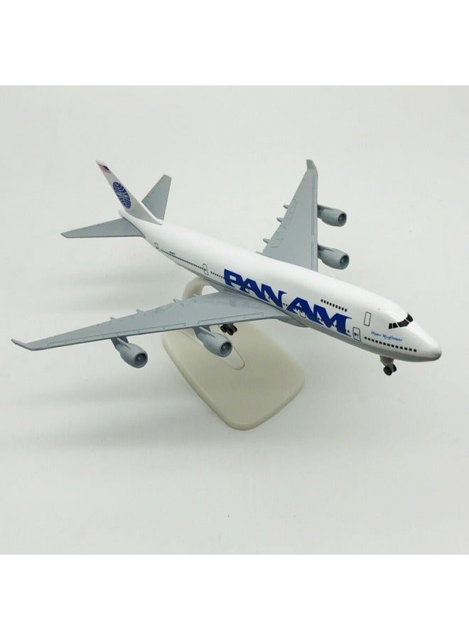 general 20cm Alloy Airplane Tabletop Display Model 1:200 Scale Pan Am Airways B747 Airplane Model Ornaments Toys Furniture Decorations Collection Gifts - Image 4