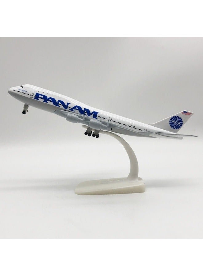 general 20cm Alloy Airplane Tabletop Display Model 1:200 Scale Pan Am Airways B747 Airplane Model Ornaments Toys Furniture Decorations Collection Gifts - Image 5