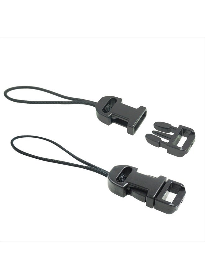 FotoTech 2 Pieces Quick Release QD Loop Connector for Camera Neck Strap Compatible with Fujifilm Samsung Sony Olympus Panasonic Canon Nikon Pentax Compact Camera, Point-and-Shoot Camera (Style A) - Image 1