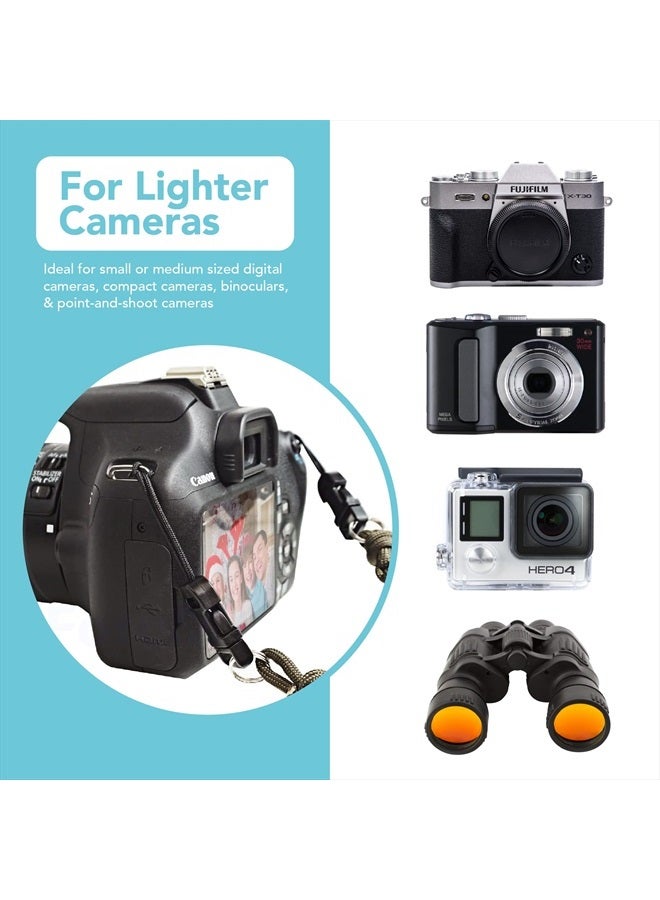FotoTech 2 Pieces Quick Release QD Loop Connector for Camera Neck Strap Compatible with Fujifilm Samsung Sony Olympus Panasonic Canon Nikon Pentax Compact Camera, Point-and-Shoot Camera (Style A) - Image 5