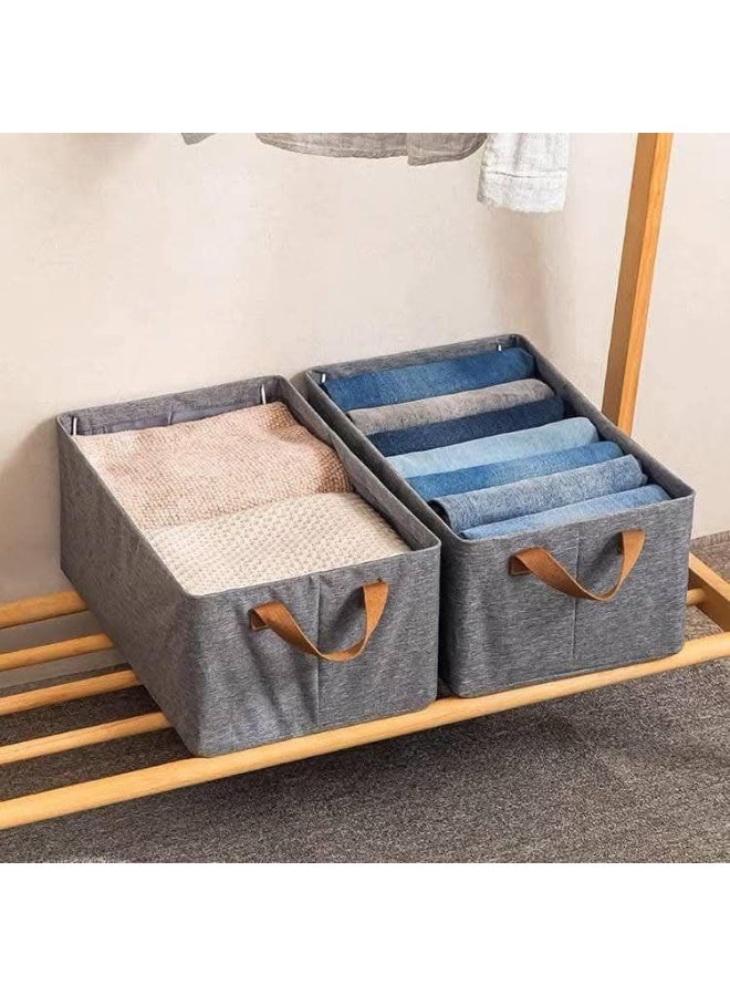 Oxford Storage Box for Clothes, Towels, Bedding, Foldable, 48*30*18cm - Image 1