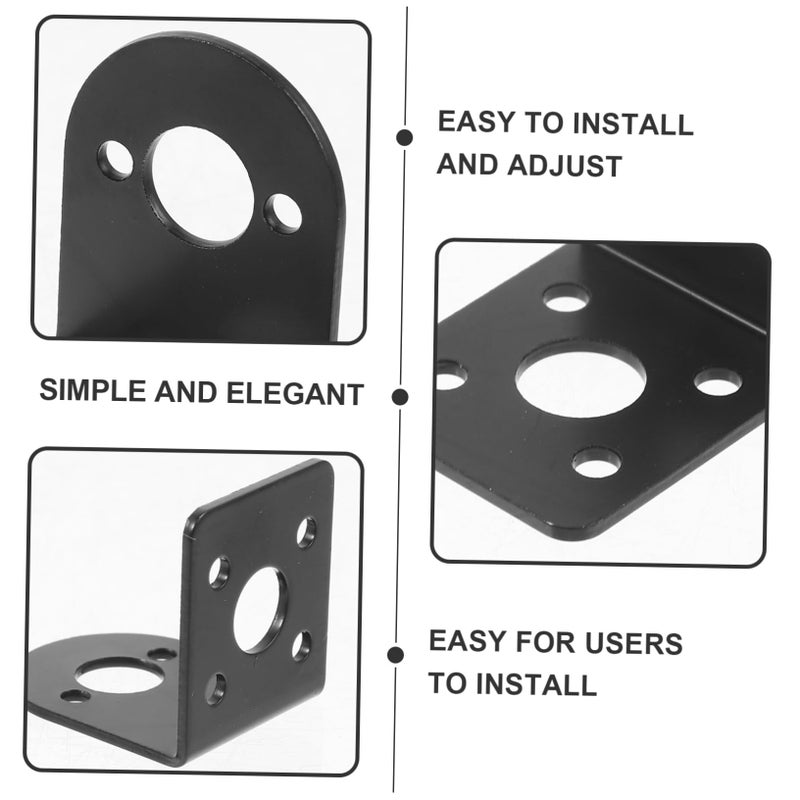 Stepper Motor Mounting Bracket 2 Pack Gear Motor Holder Easy Installation Shaped Bracket - Image 4