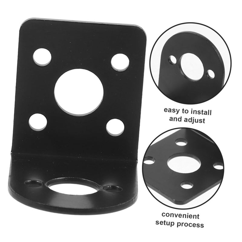 Stepper Motor Mounting Bracket 2 Pack Gear Motor Holder Easy Installation Shaped Bracket - Image 3