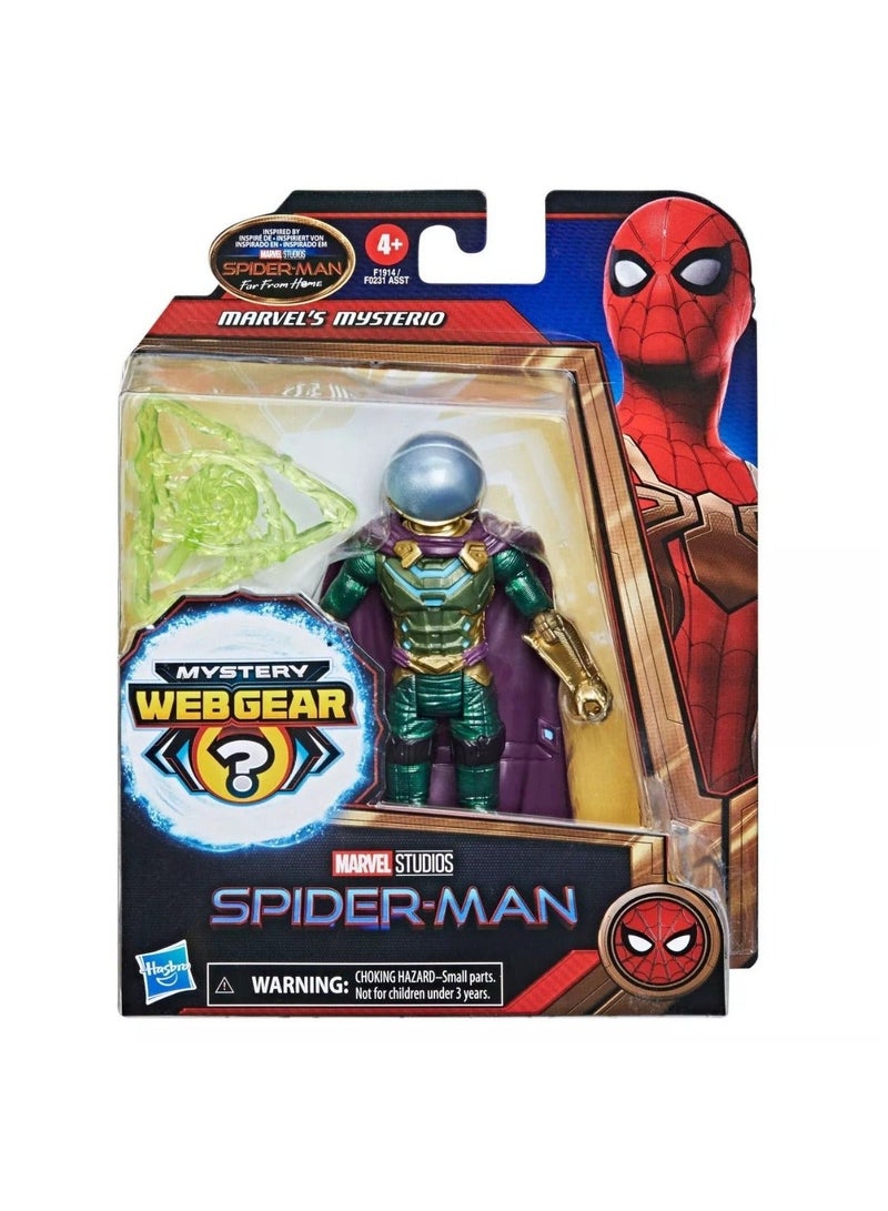 Hasbro Marvel Marvel Spider-Man Mystery Web Gear Figure 6inch Thunder F1914 - Image 2