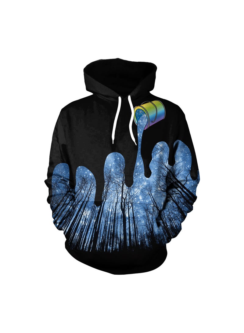 Loquat Squality 3D Printing Long Sleeved Hoodie Men/Women Multicolour - Image 1