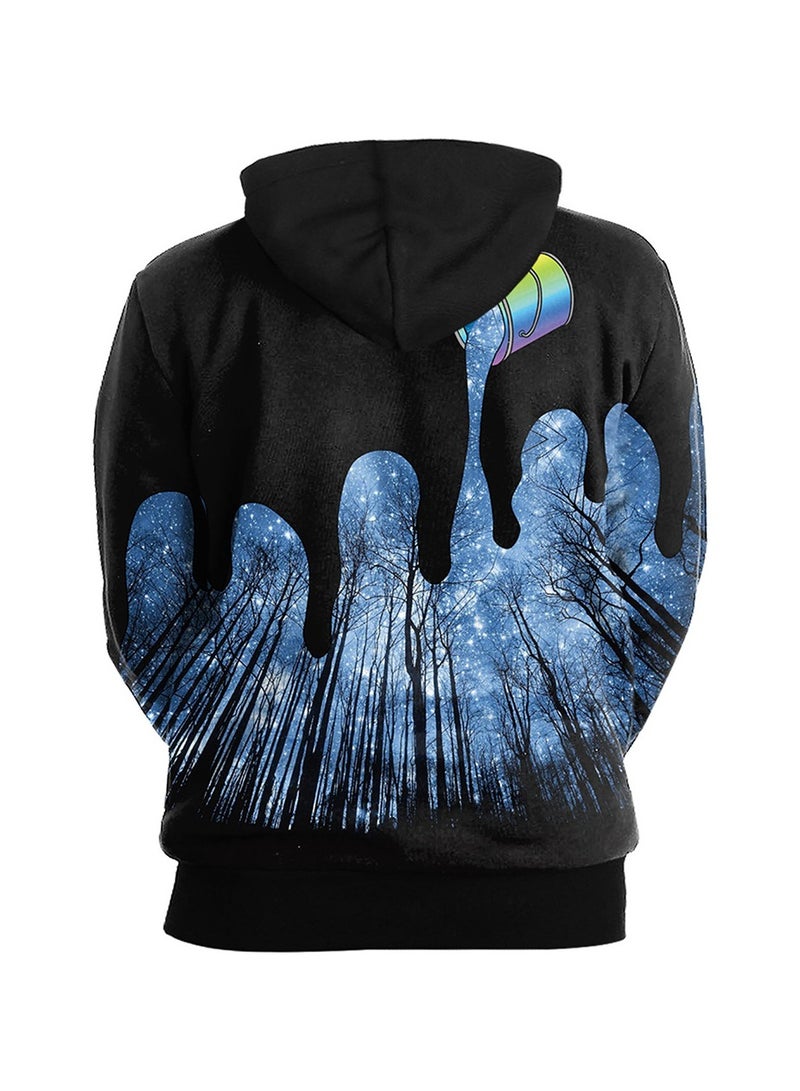Loquat Squality 3D Printing Long Sleeved Hoodie Men/Women Multicolour - Image 2