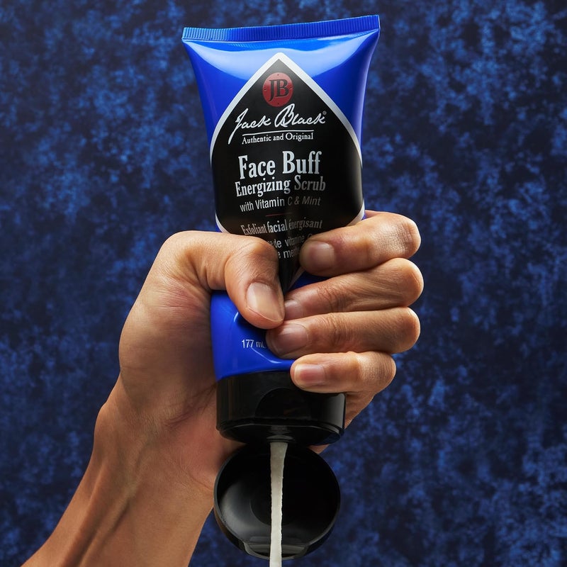 Jack Black Face Buff Energizing Scrub with Vitamin C & Mint - 177 ml - Image 2