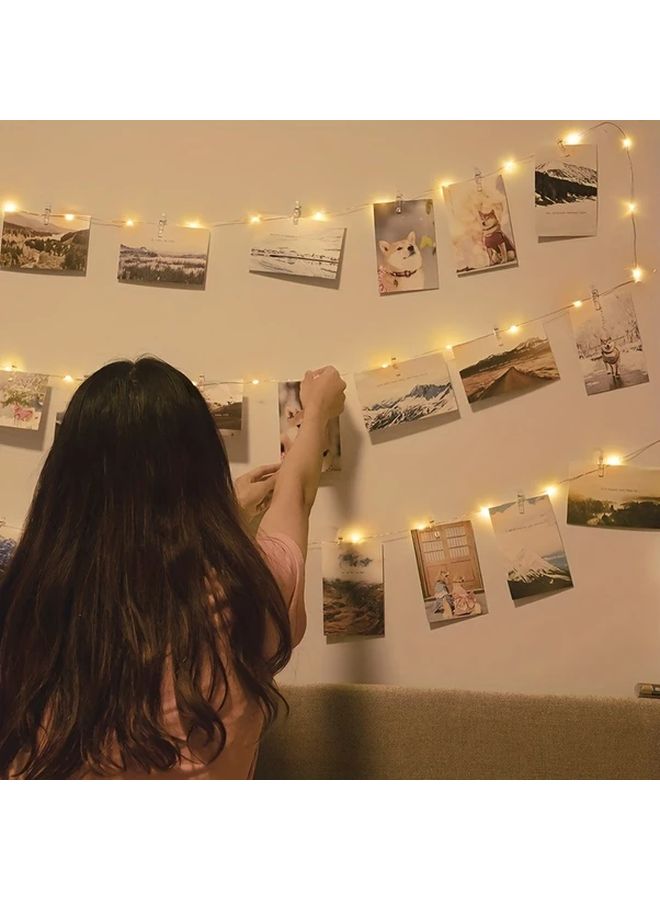 50pcs Mini Transparent Plastic Photo Clips With Metal Springs Mixed Colors For DIY Projects - Image 5