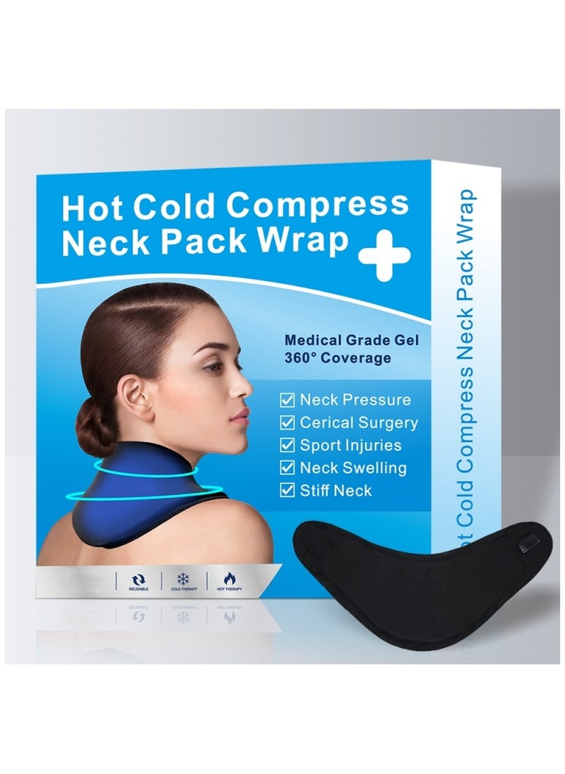 Solid Gel Neck Shoulder Support Ice Pack Reusable Pain Relief Cold and Hot Compress Neck Shoulder Protector