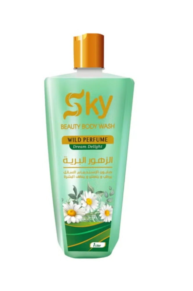 SKY Body Wash Wild Perfume - 1L 
