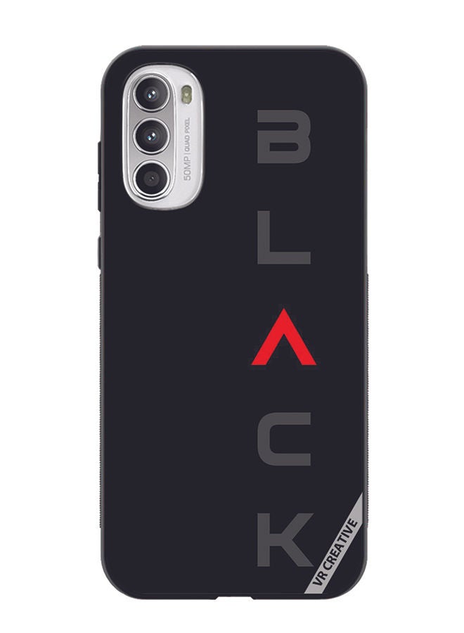 VR CREATIVE Protective Case Cover For Motorola Moto G82 Black Design Multicolour - Image 1