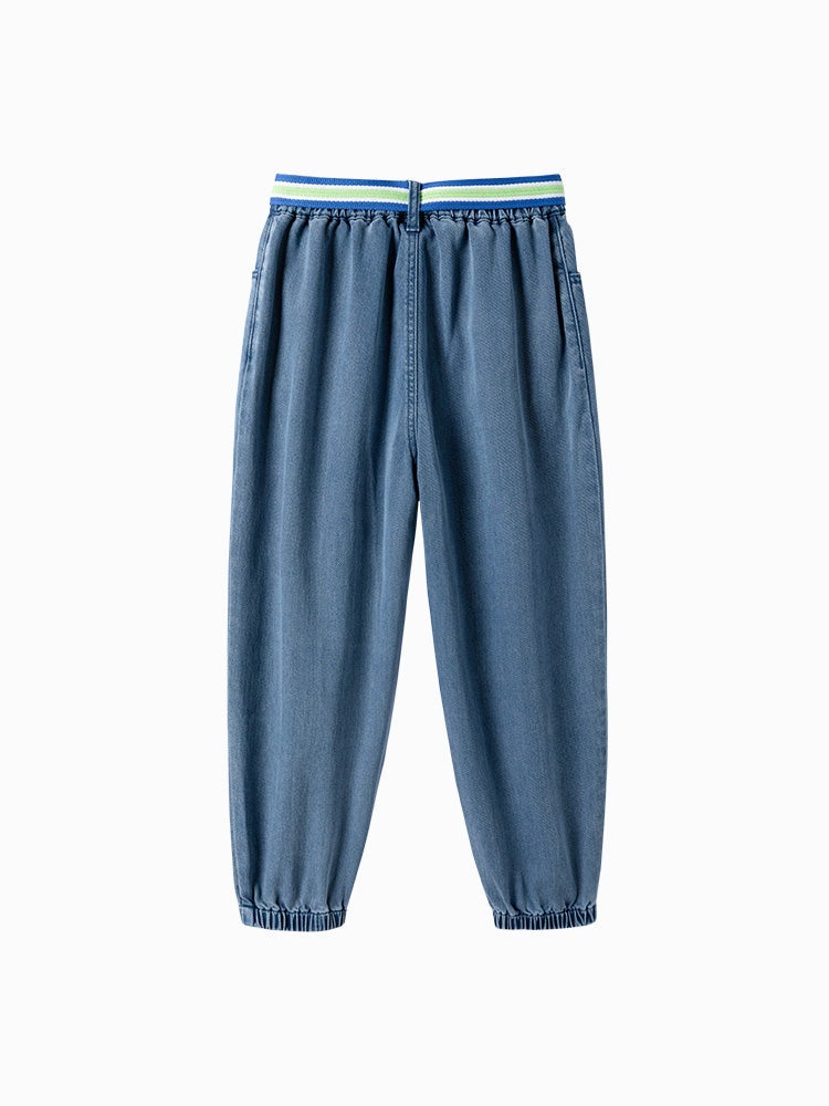 Balabala Boys' Denim Pants With Belt - Image 2