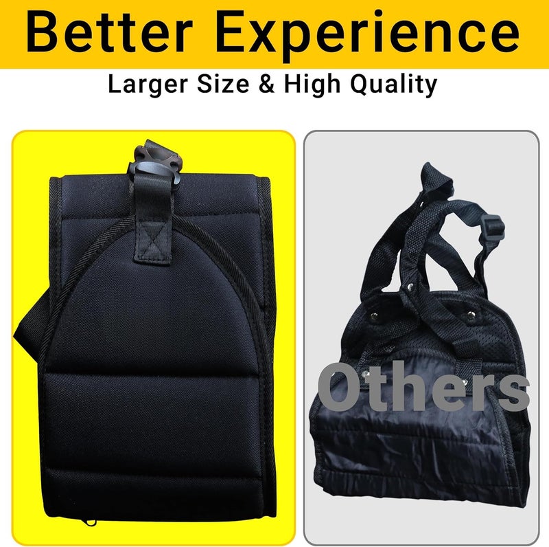 DHARMATMAJ Airplane Foot Hammock for Plane Comfy Foot Hanger Desk Foot Hammock Foot Sling Travel Foot Rest to Relax Your Feet for Airplane Travel Accessories - Image 5