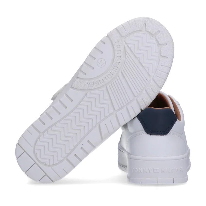 تومي هيلفيغر Little Low Top Lace Up Sneakers