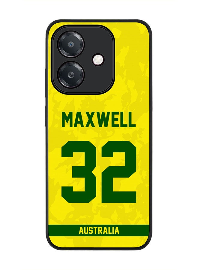Stylizedd For Oppo A5i Case,Slim fit Camera Protection, Shockproof Thin Phone cover  - Australia Glenn Maxwell, Jersey No 32