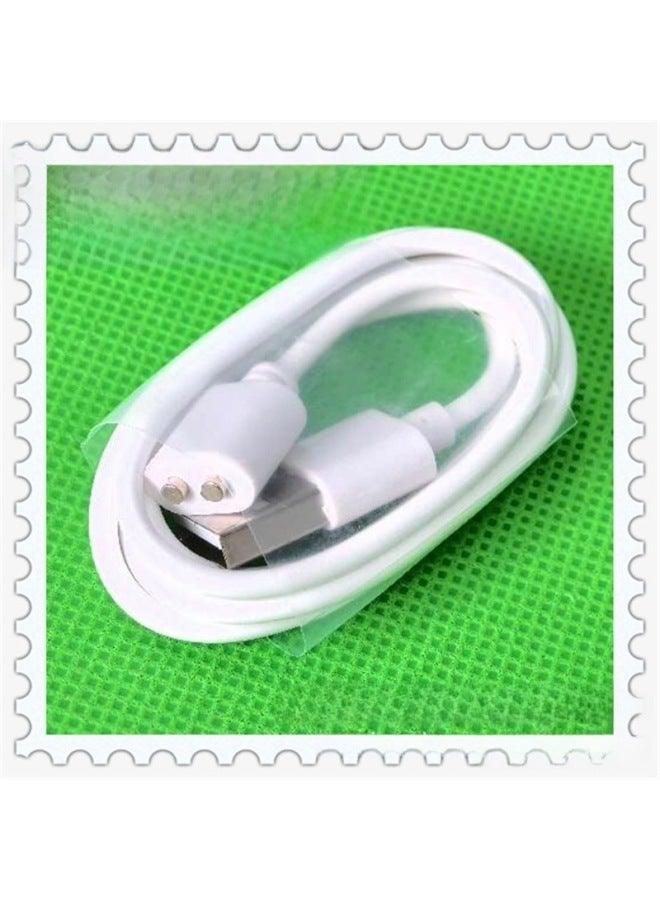 Adults Magnetic Charging Cable 4-13MM Center Distance Airplane Cup Sexual Products USB Charging Cable Digital Power Line-Color:Center Distance 5MM White Diameter 2.0MM Magnet  - Image 1