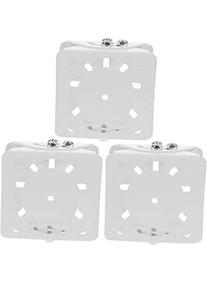 3Pcs Sturdy Metal Fixing Brackets for Security Easy to Install Mounting Racks for Home and Outdoor Support - Image 1