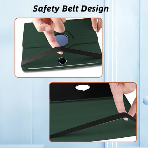 TGK 360 Rotatable Smart Flip Cover for OnePlus Pad Lite 11 inch Tablet Case, Oppo Pad SE 11" (Dark Green) - Image 5