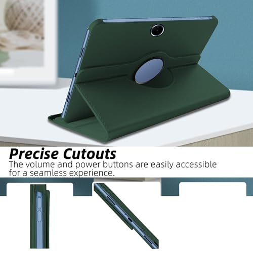 TGK 360 Rotatable Smart Flip Cover for OnePlus Pad Lite 11 inch Tablet Case, Oppo Pad SE 11" (Dark Green) - Image 2