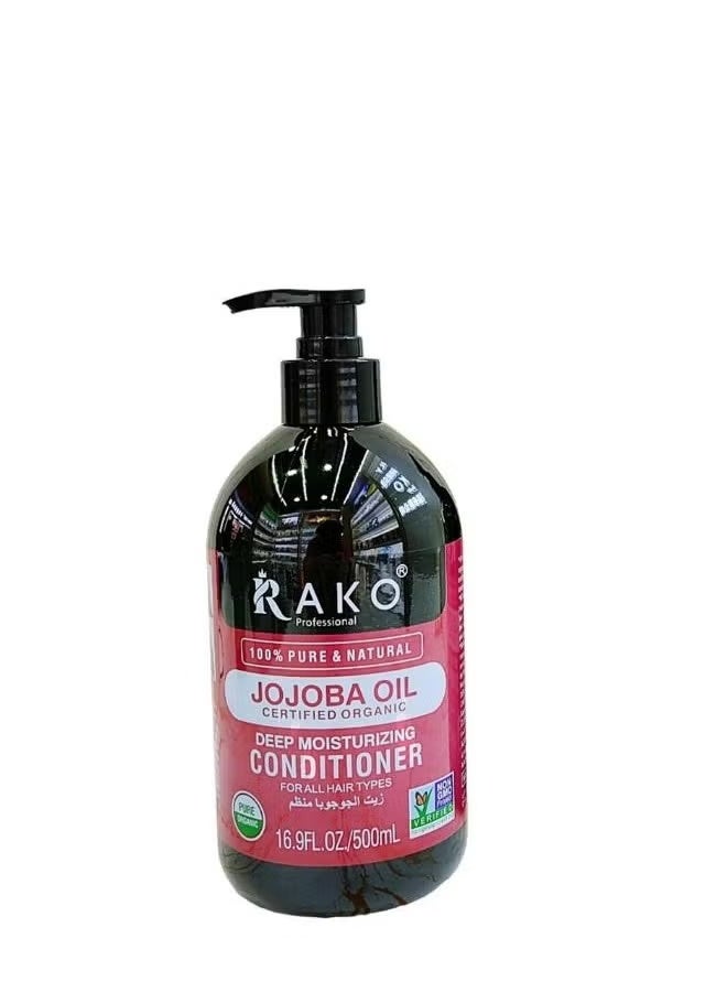 RAKO Jojoba Oil Certified Organic Deep Moisturizing Conditioner 500 ML
