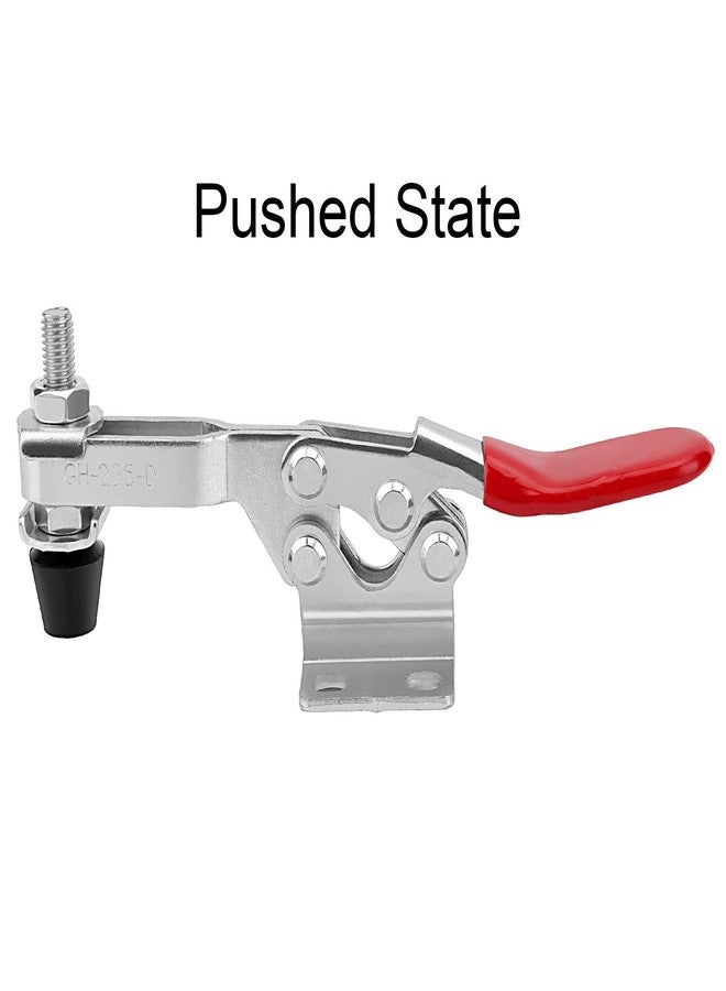 ZOENHOU 12 Pack 220 Lbs 225D Toggle Clamp, Quick Release Hold Down Toggle Clamps, Red Holding Heavy Duty Antislip Toggle Clamp Tools - Image 4