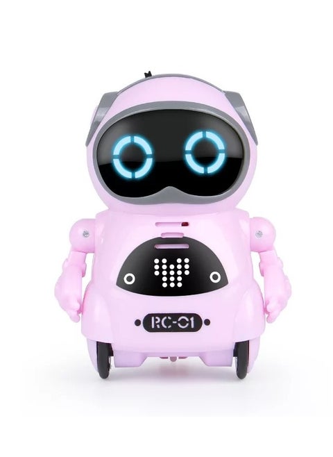 Pocket Emo Robot Talking Interactive Dialogue Voice Recognition Record Singing Dancing Telling Story Mini Robot Toy