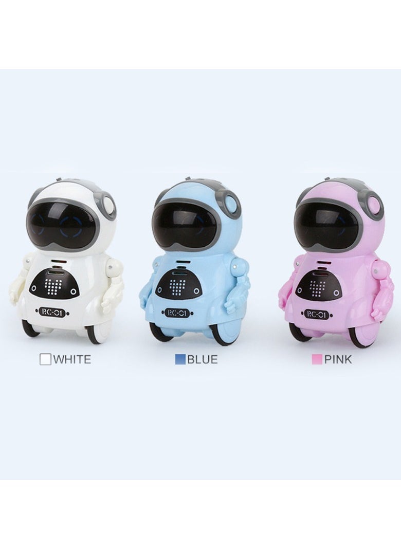 null - Pocket Emo Robot Talking Interactive Dialogue Voice Recognition Record Singing Dancing Telling Story Mini Robot Toy - Image 1