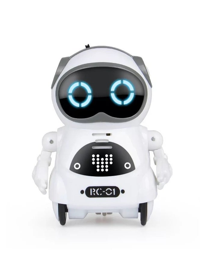 null - Pocket Emo Robot Talking Interactive Dialogue Voice Recognition Record Singing Dancing Telling Story Mini Robot Toy - Image 1