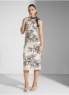 Frock and Frill Sleevless Knee Lenth Dress  - Image 4