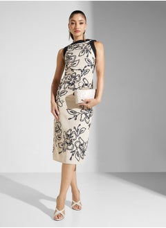 Frock and Frill Sleevless Knee Lenth Dress  - Image 1