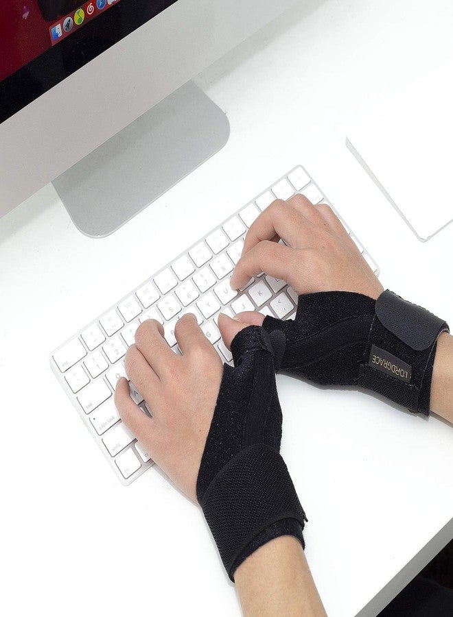LORDGRACE Thumb Splint Brace - Reversible Thumb & Wrist Stabilizer Splint for BlackBerry Thumb, Trigger Finger, Pain Relief, Arthritis, Tendonitis, Sprained and Carpal Tunnel Supporting, Lightweight and Breatha - Image 5