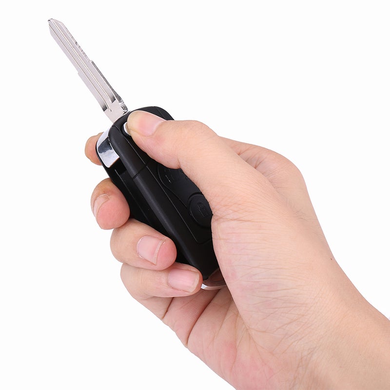 Flip Folding Remote 2 Buttons Car Key Fob Shell Case For Ssangyong Actyon Kyron Rexton - Image 5