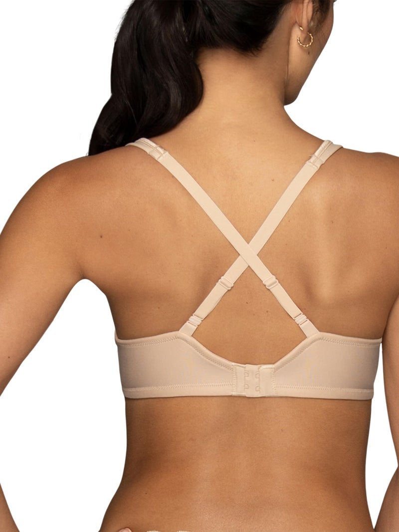 Vanity Fair Womens With 2-way Convertible Straps, Body Caress Full Coverage, Lightly Lined Cups Up To Dd Bra, Underwire - Beige, 36DD US - Image 4