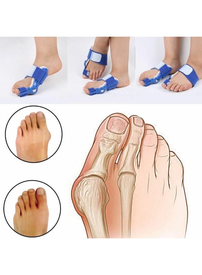 TOE  CORRECTOR STRAIGHTENER SUPPORT STRAP -  Big  Corrector Toe Extra Thin Day and Night Support for Women and Men Right Foot, Left FeetX - Image 2