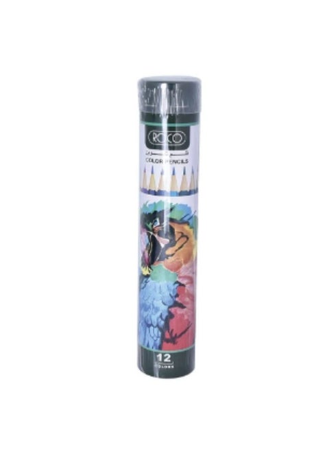 12-Piece Color Pencil Set Multicolour