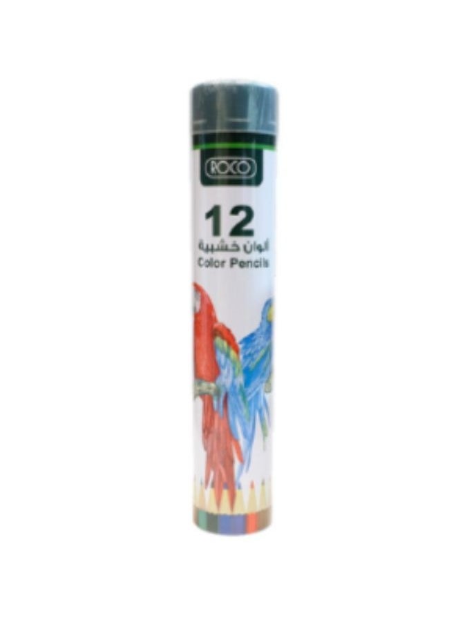 12-Piece Color Pencil Set Multicolour