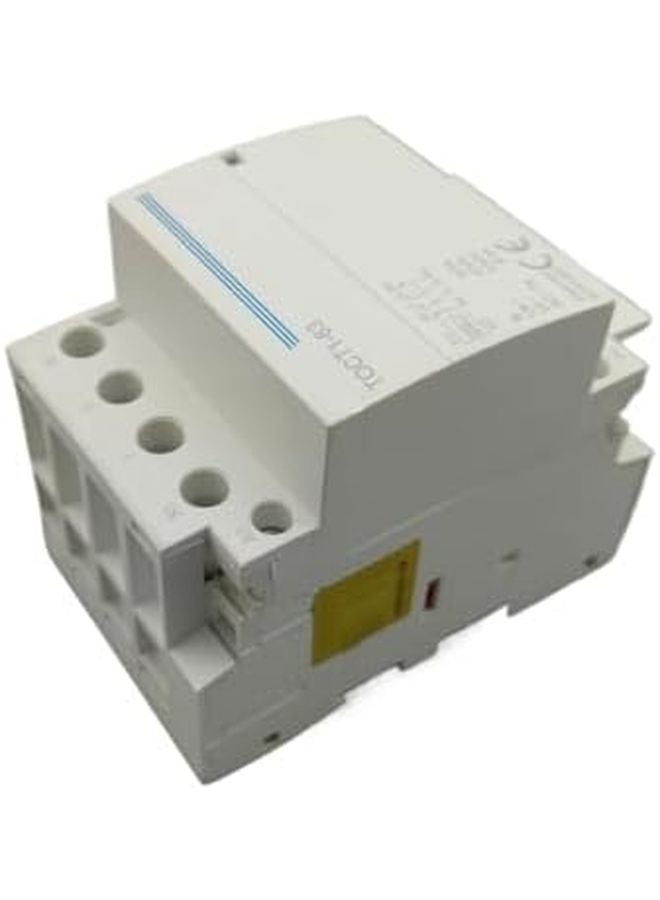 CT1 4P 63A قاطع تلامس معياري للسكة DIN 2NC 2NO ملف 220V 400V 50 60Hz AC - Image 4